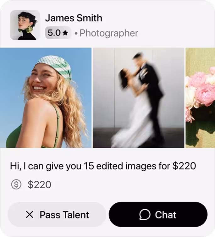 Hire talent
